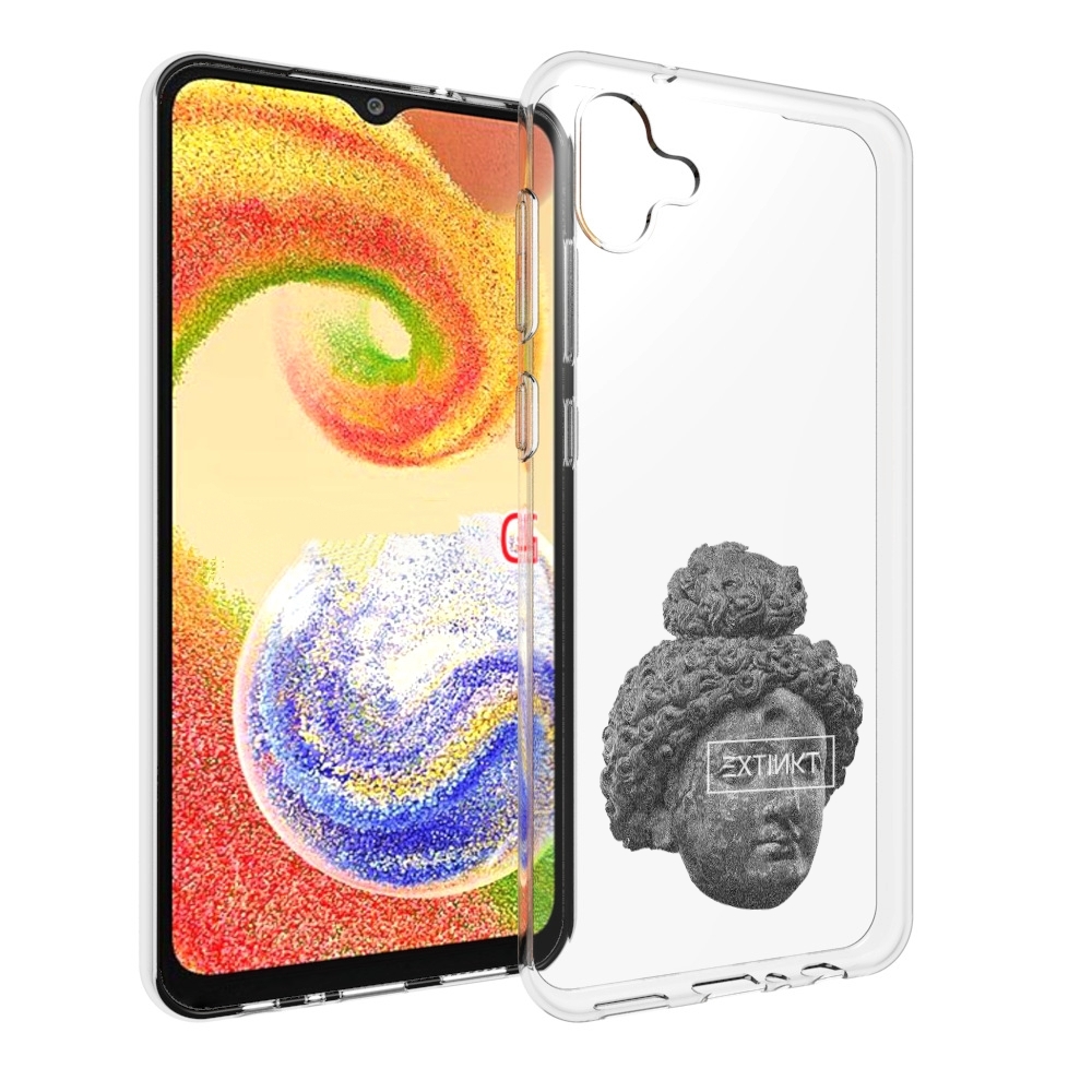 

Чехол MyPads каменное лицо девушки для Samsung Galaxy A04, Прозрачный, Tocco