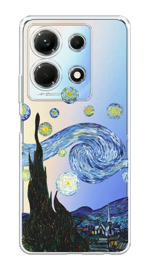 

Чехол на Infinix Note 30 4G "Ночь Ван Гога", Голубой;синий;черный, 3104650-1