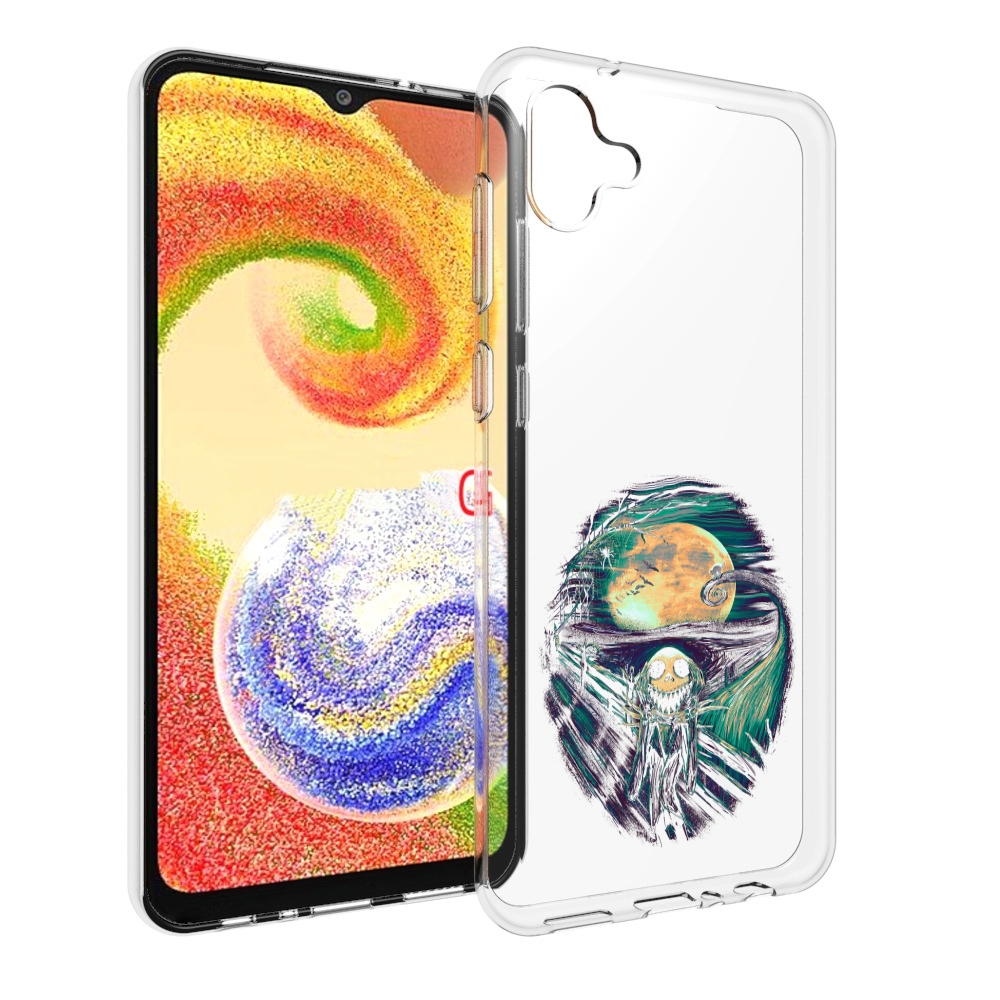 

Чехол MyPads зубастое существо абстракция для Samsung Galaxy A04, Прозрачный, Tocco