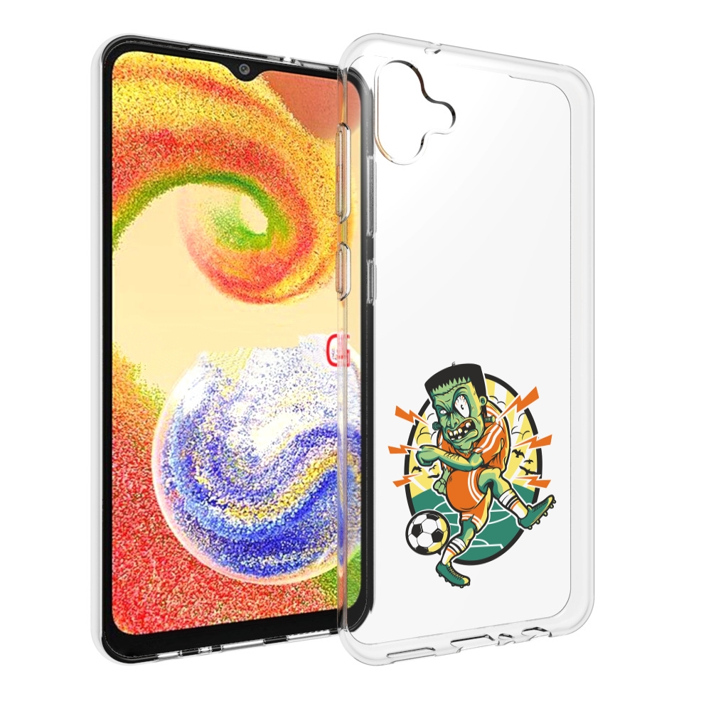 

Чехол MyPads зомби футболист для Samsung Galaxy A04, Прозрачный, Tocco