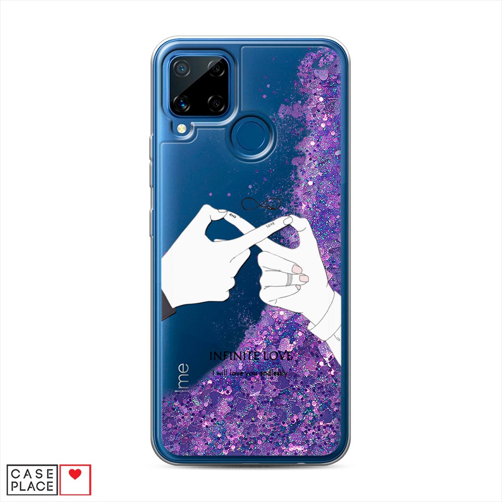

Чехол Awog на Realme C15 "Любовь навсегда", Разноцветный, 255092-1