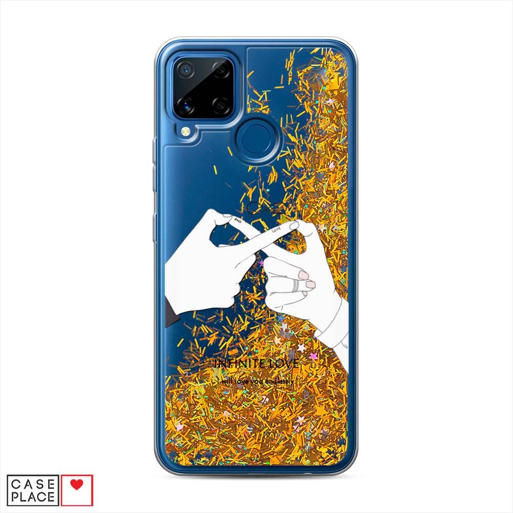 

Чехол Awog на Realme C15 "Любовь навсегда", Разноцветный, 255090-1