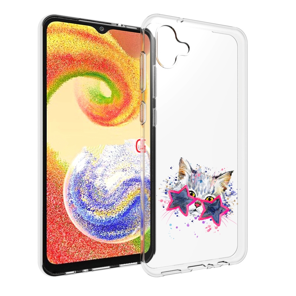

Чехол MyPads звездные очки для Samsung Galaxy A04, Прозрачный, Tocco