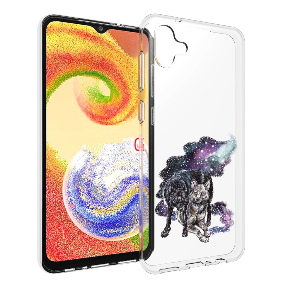 

Чехол MyPads звездные волки для Samsung Galaxy A04, Прозрачный, Tocco