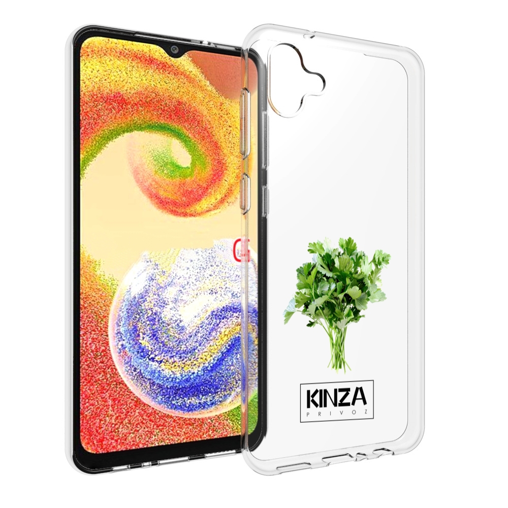 

Чехол MyPads Бренд Кинза для Samsung Galaxy A04, Прозрачный, Tocco