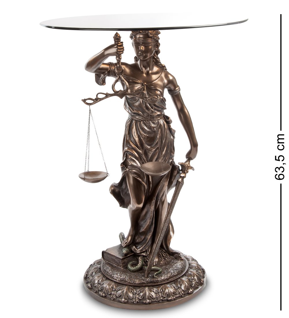 фото Декоративный столик фемида - богиня правосудия veronese
