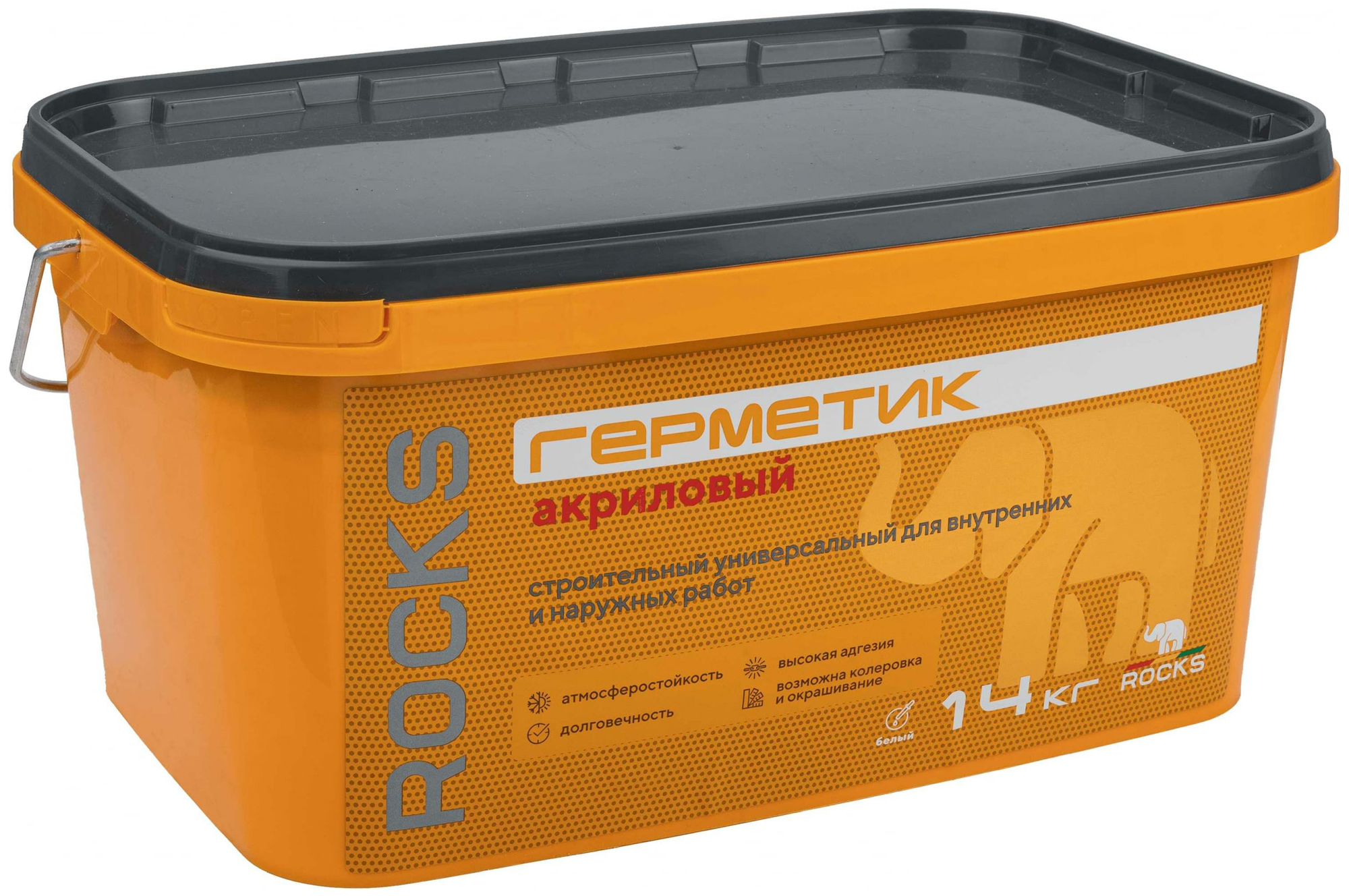 

ROCKS Акриловый герметик 14кг 031