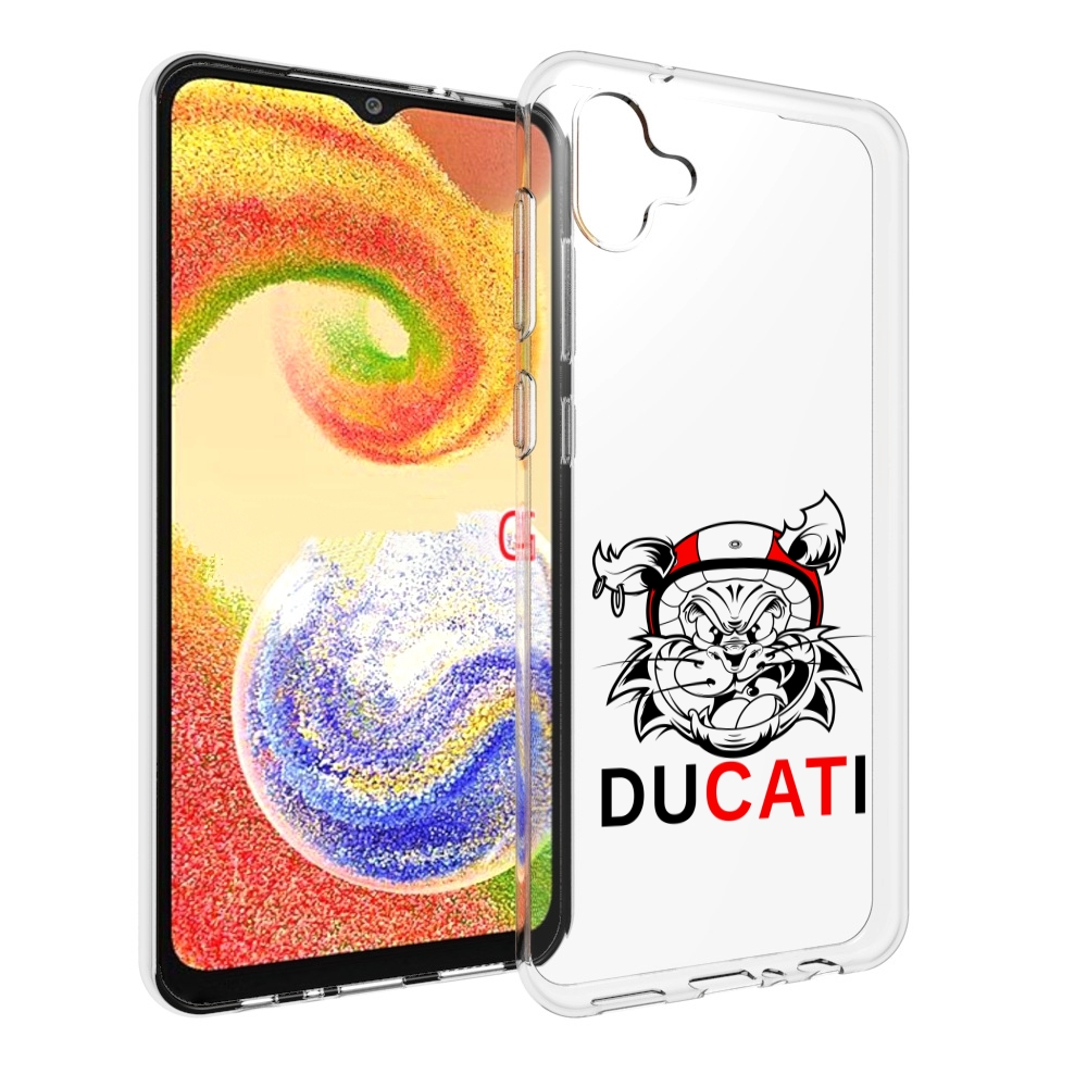 

Чехол MyPads дукати для Samsung Galaxy A04, Прозрачный, Tocco