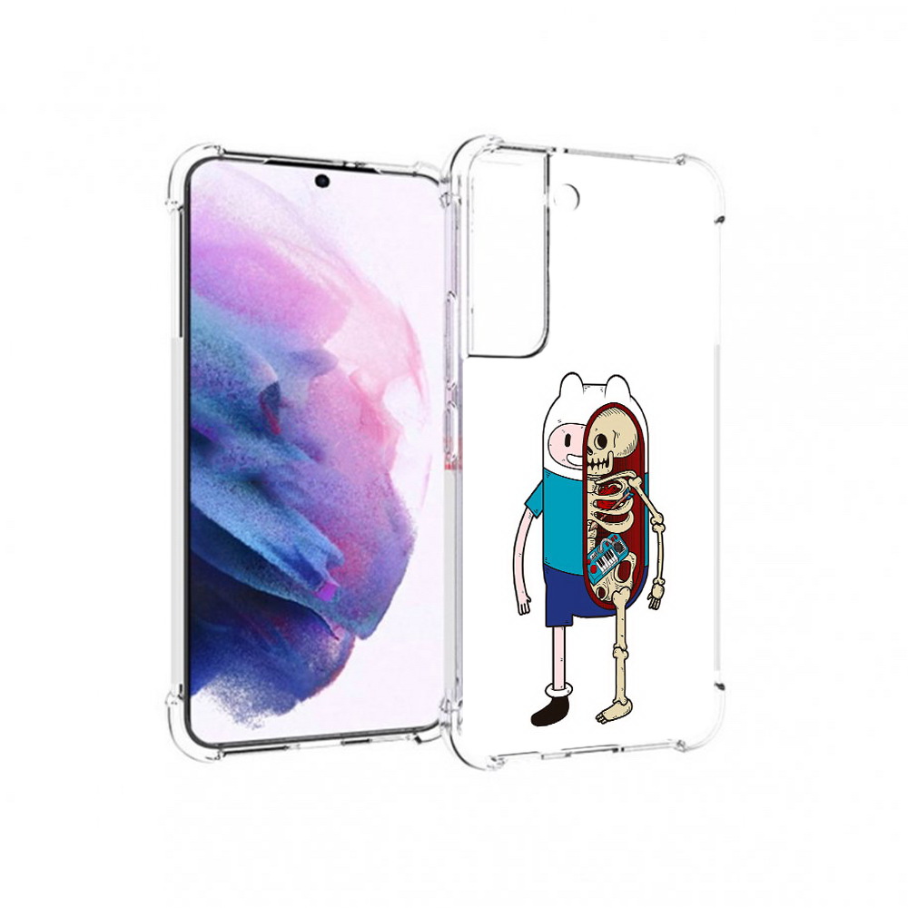 

Чехол MyPads Tocco для Samsung Galaxy S22 Финн скелет (PT194926.508.187), Прозрачный, Tocco