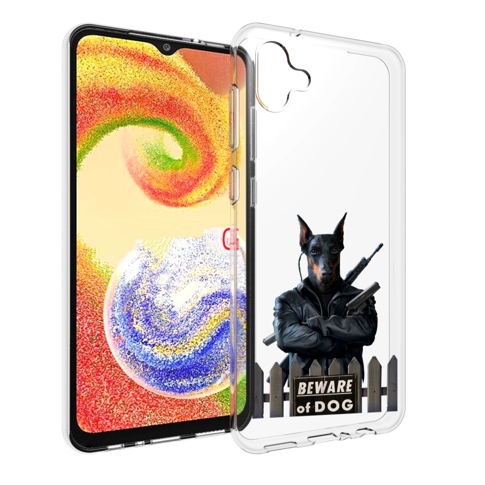 

Чехол MyPads доберман для Samsung Galaxy A04, Прозрачный, Tocco