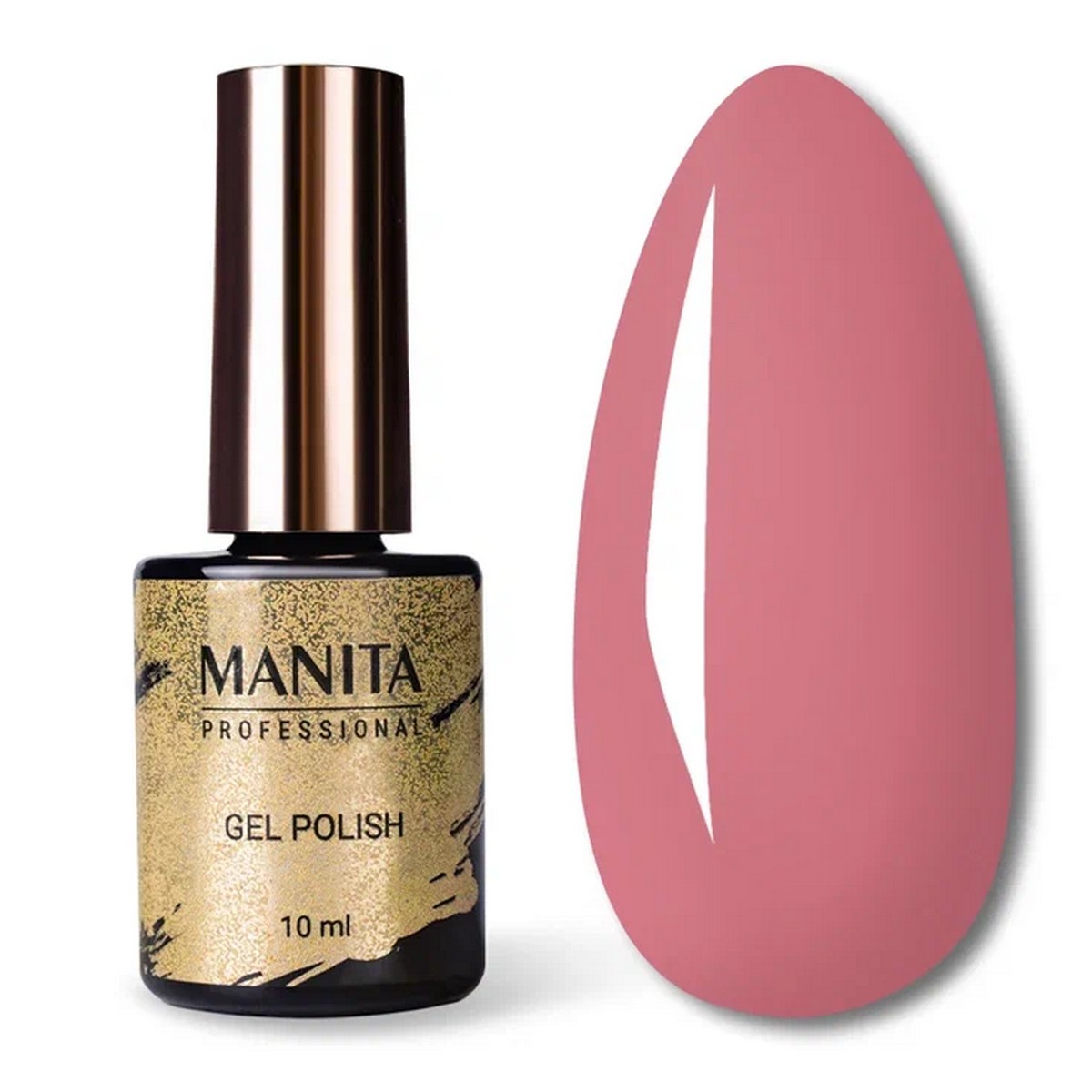 Гель-лак для ногтей Manita Rose Chic 23 10 мл chic cosmetic гель для душа увлажняющий омолаживающий ваниль пачули с солью мертвого моря 250