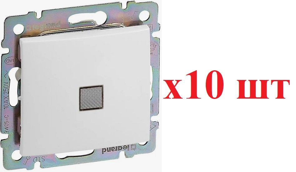

Legrand Valena Бел Переключатель 1-клавишный с подсветкой 774426 (10шт), Valena Classic7