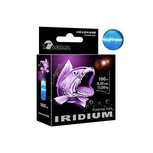 

Леска для рыбалки AQUA Iridium 0,35mm 100m ( 1 штука ), Голубой, Iridium