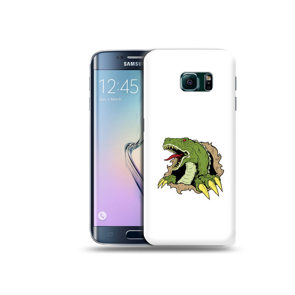 

Чехол MyPads Tocco для Samsung Galaxy S6 Edge годзила, Прозрачный, Tocco