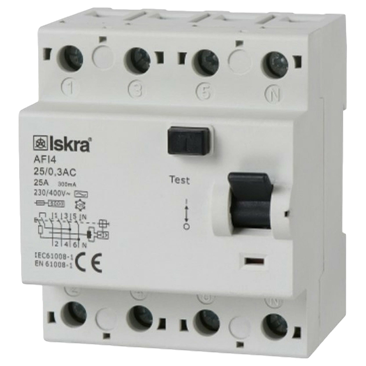 

iskra УЗО AFI4-25/0.3 УТ-00019662