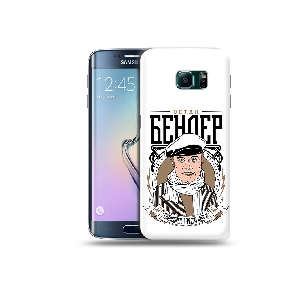 

Чехол MyPads Tocco для Samsung Galaxy S6 Edge Бендер, Прозрачный, Tocco