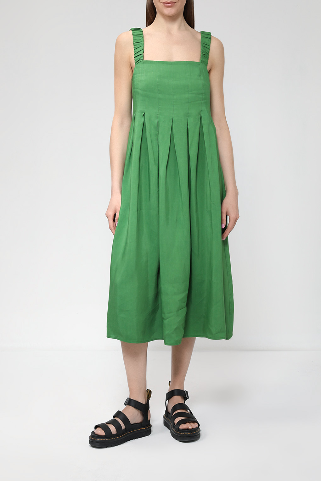 Платье женское Perspective 23023117 зеленое 40