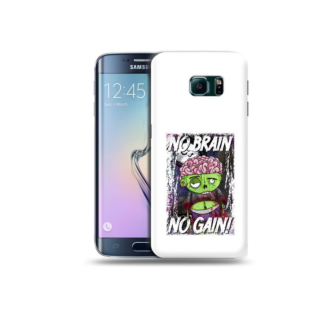 

Чехол MyPads Tocco для Samsung Galaxy S6 Edge глупый зомби, Прозрачный, Tocco