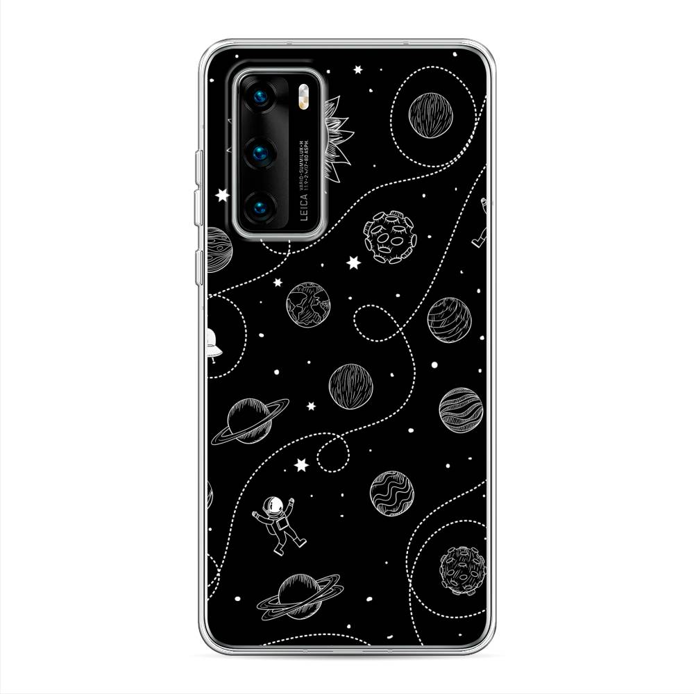 

Чехол Awog на Huawei P40 "В невесомости", Бежевый, 610850-4
