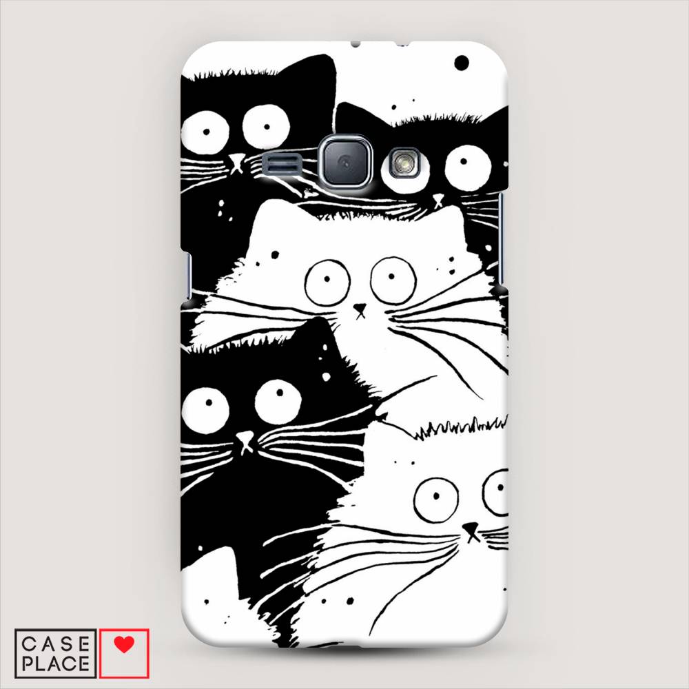 

Чехол Awog "Коты черно-белые" для Samsung Galaxy J1 2016