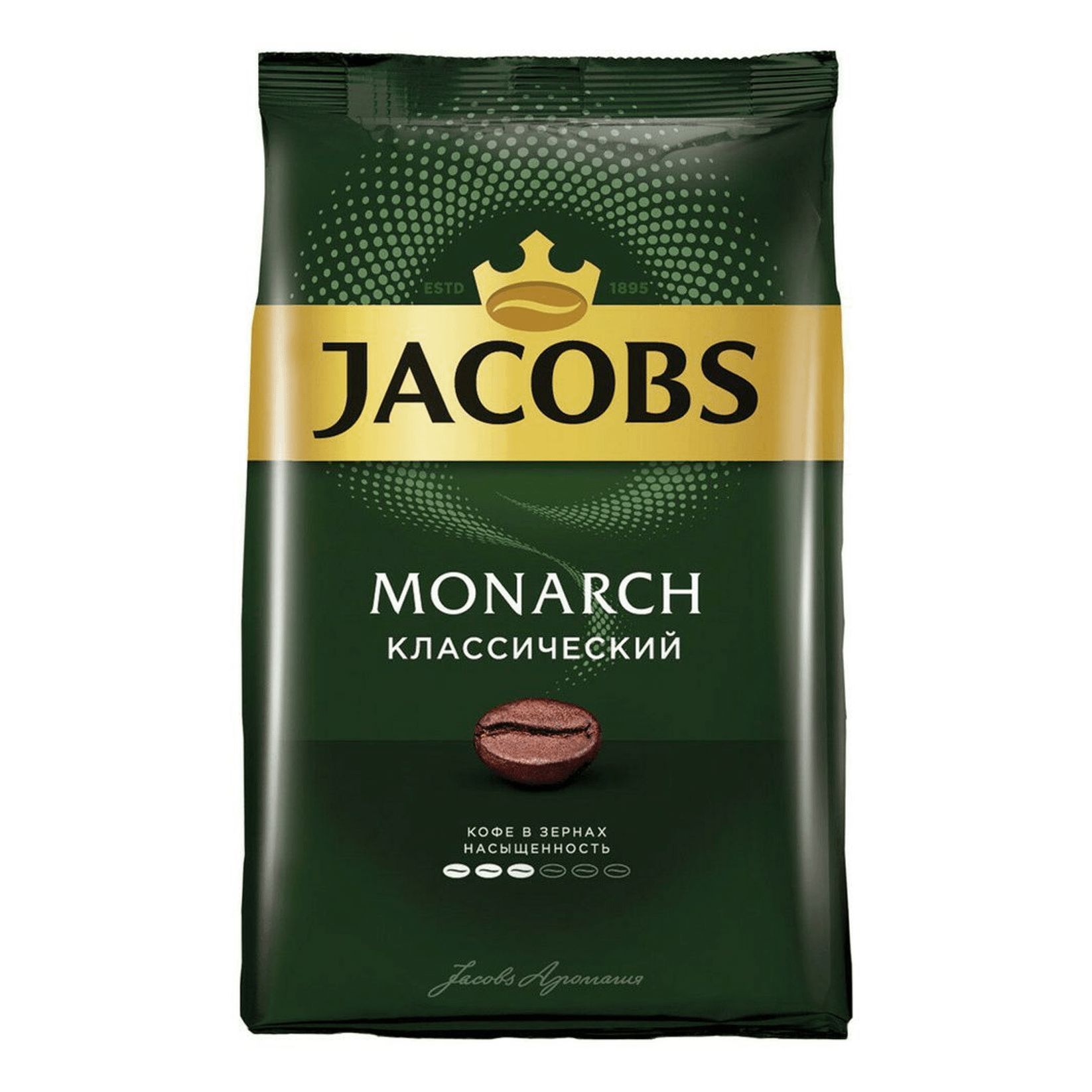 Кофе Jacobs Monarch Original в зернах 800 г