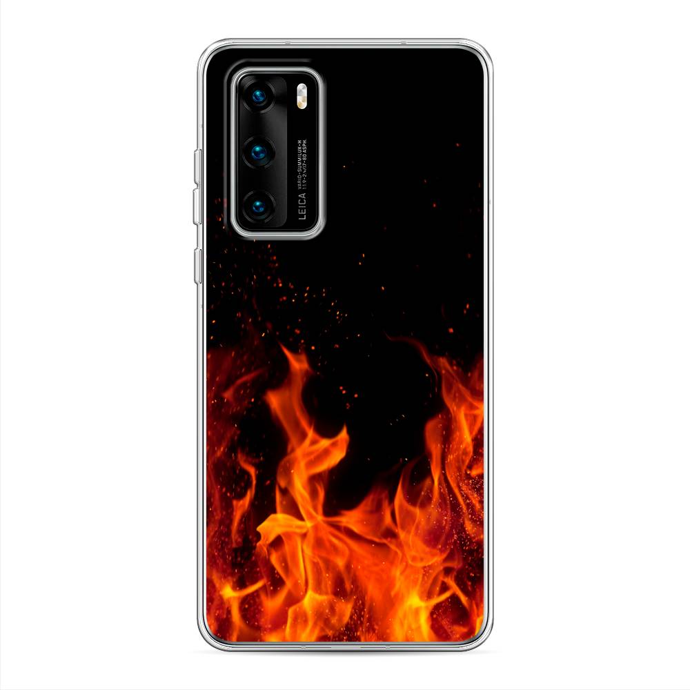 

Чехол Awog на Huawei P40 "Все в огне", Оранжевый;черный, 610850-4