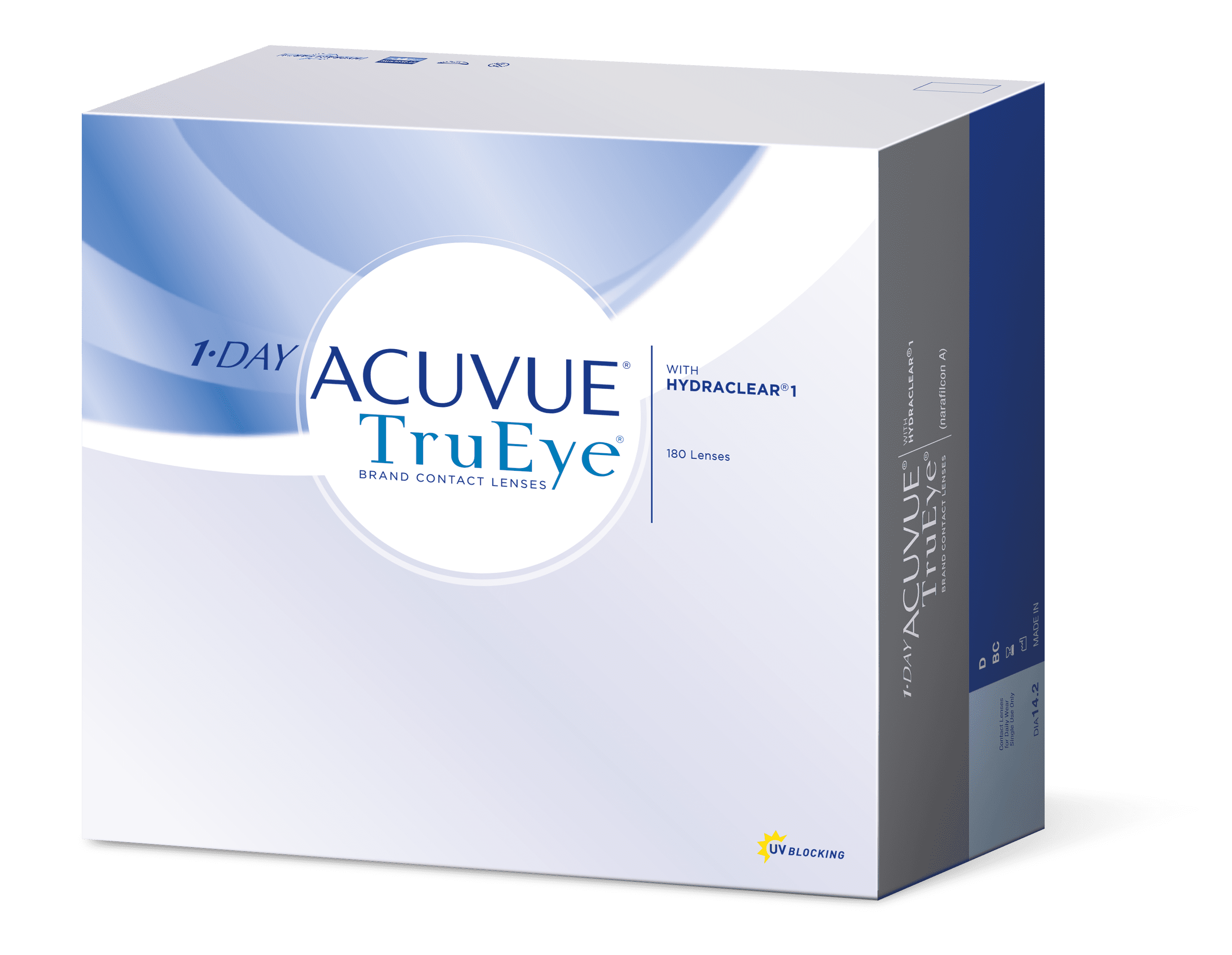 

Контактные линзы 1-Day Acuvue TruEye with Hydraclear 1 180 шт. +5,50 R 9,0
