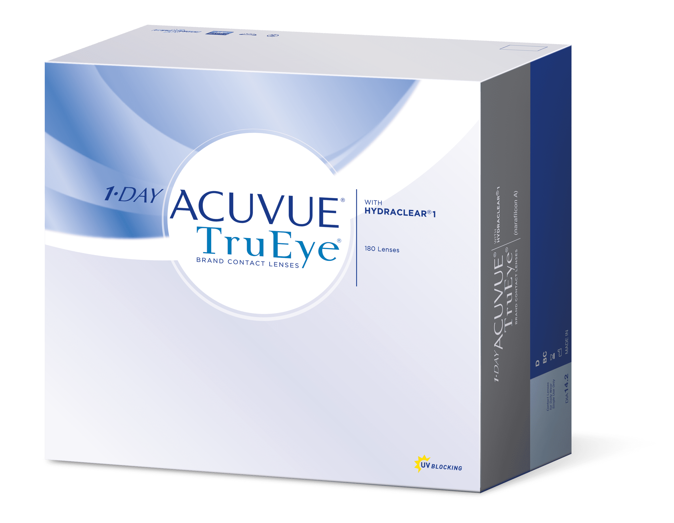 Контактные линзы 1-Day Acuvue TruEye with Hydraclear 1 180 шт. +5,25 R 9,0