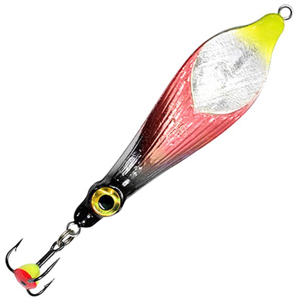 

Блесна зимняя AQUA РУСАЛКА 06,0g, 03 (серебро, красный флюрик, черный металлик) 2 шт.., Серебристый;красный;черный, зимняя РУСАЛКА