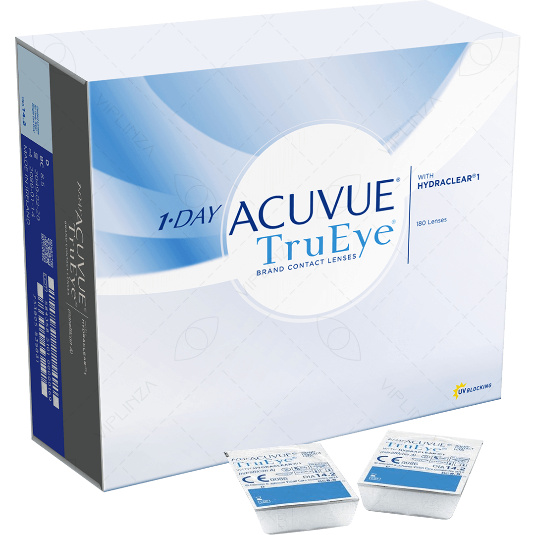 

Контактные линзы 1-Day Acuvue TruEye with Hydraclear 1 180 шт. +1,75 R 9,0