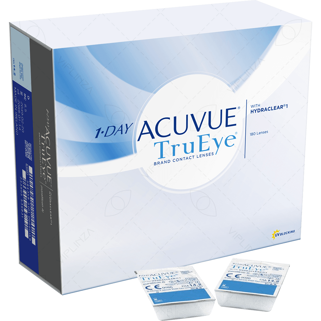 

Контактные линзы 1-Day Acuvue TruEye with Hydraclear 1 180 шт. +1,00 R 9,0