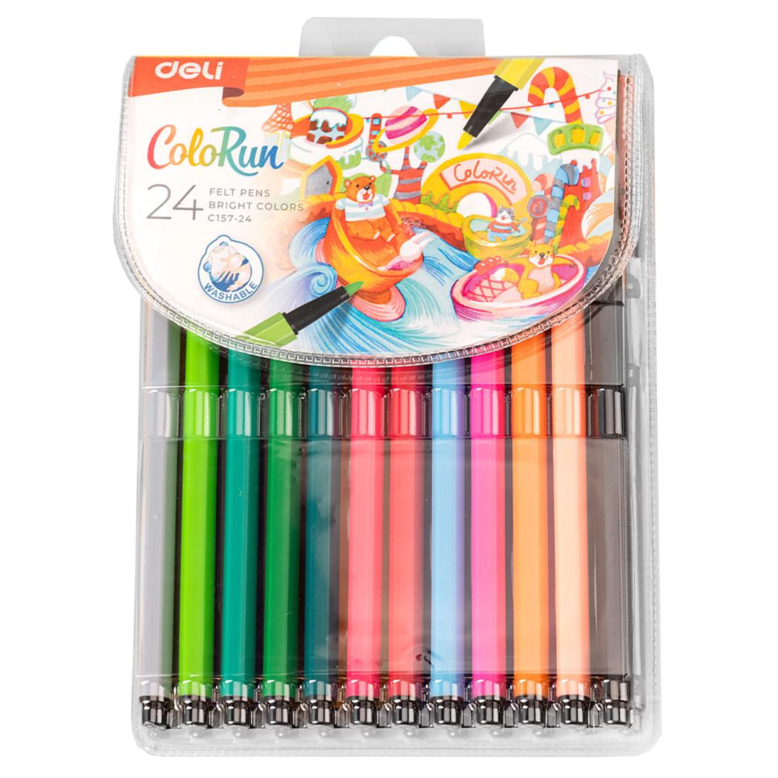 Фломастеры Deli Colorun 1793351, 24 шт