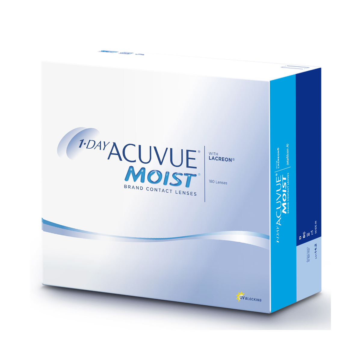 Контактные линзы 1-Day Acuvue Moist with Lacreon 180 шт. +5,75 R 9,0