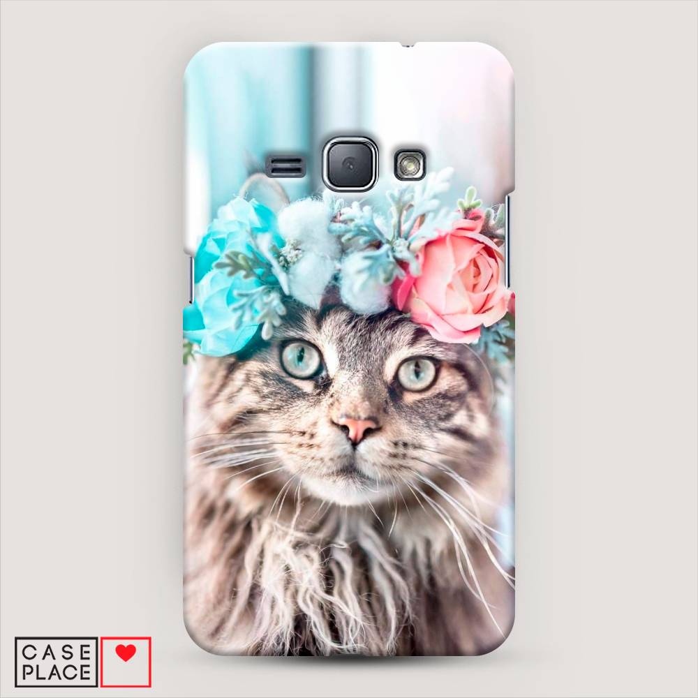 

Чехол Awog "Кот в венке" для Samsung Galaxy J1 2016