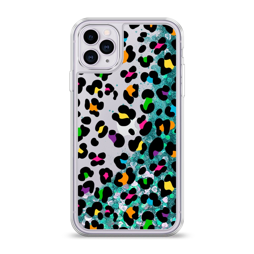 

Жидкий чехол с блестками "Яркий леопард" на Apple iPhone 11 Pro, 12395-1