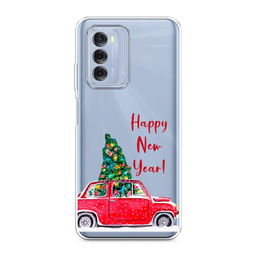

Чехол для ZTE Blade V40 "Happy New Year", Красный;зеленый, 136150-5
