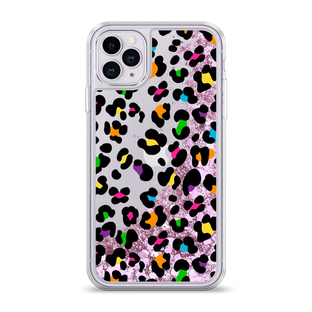 

Жидкий чехол с блестками "Яркий леопард" на Apple iPhone 11 Pro, 12394-1