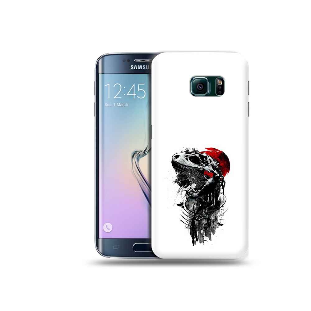

Чехол MyPads Tocco для Samsung Galaxy S6 Edge вымерший динозавр, Прозрачный, Tocco