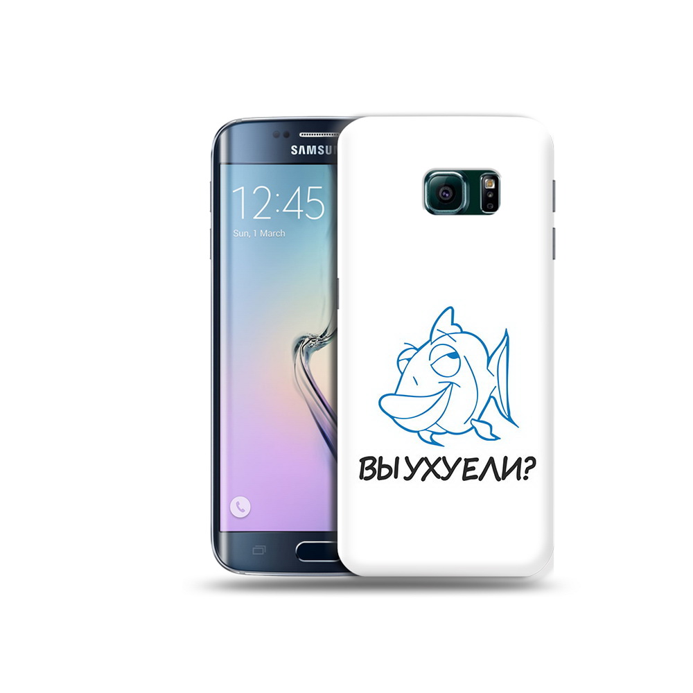 

Чехол MyPads Tocco для Samsung Galaxy S6 Edge вы ухуели, Прозрачный, Tocco