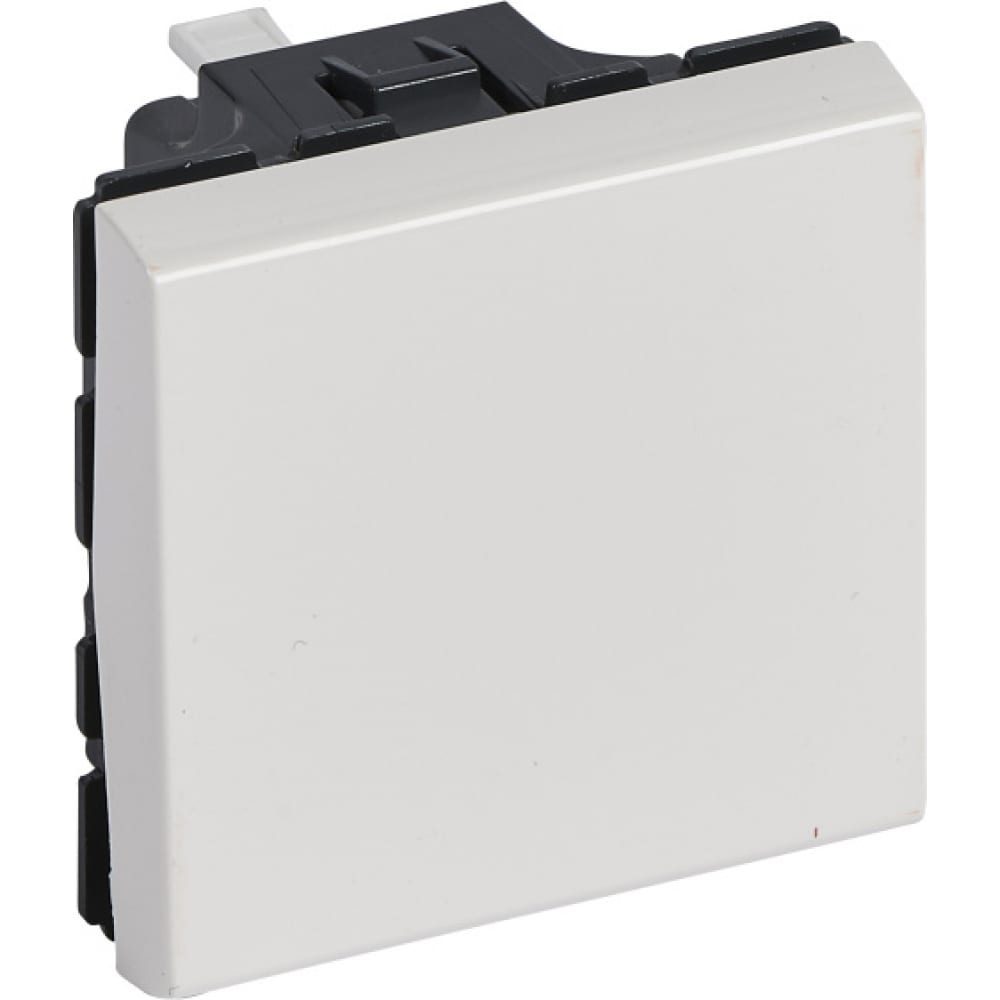 

Кнопочный выключатель Legrand Программа Mosaic - 2 модуля - 6 A - белый 077040