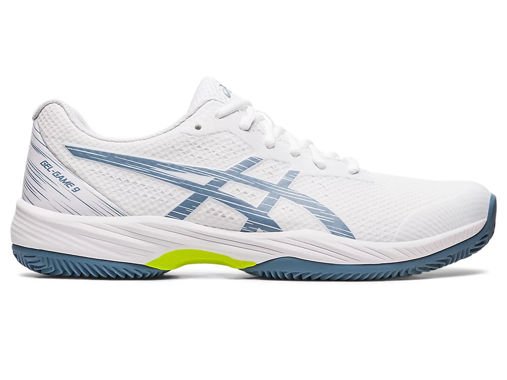 

Кроссовки мужские Asics Gel-Game 9 Clay/Oc белые 10 US, Белый, Gel-Game 9 Clay/Oc