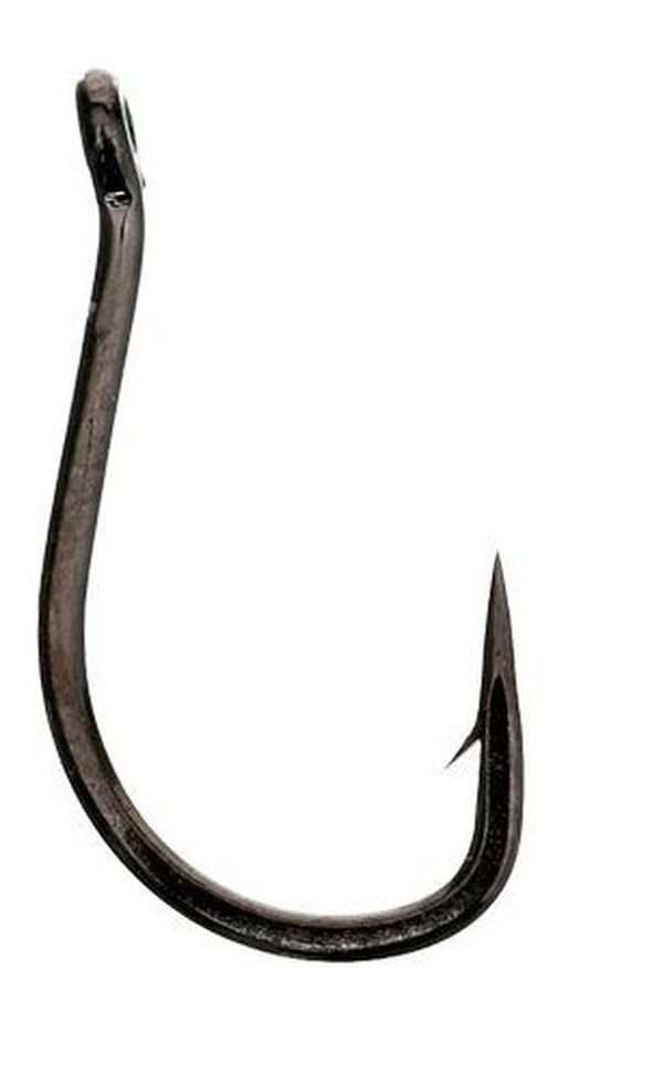 Одинарные крючки Gamakatsu Chod Hook  №12, с колечком, прямое острие, с бородкой