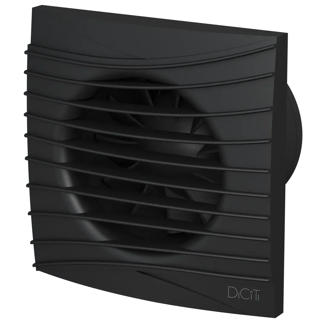 Вентилятор осевой вытяжной Diciti Silent 4C D100 мм 25 дБ 90 м?/ч обратный клапан цвет