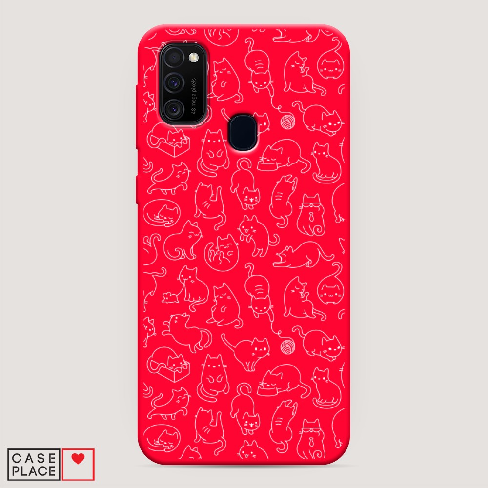 

Чехол Awog на Samsung Galaxy M21/M30s "Шкодливые котики", Разноцветный, 29753-1