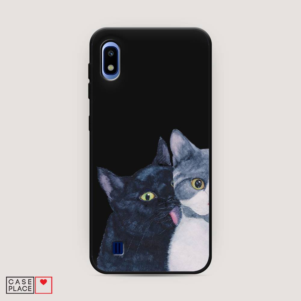 

Чехол Awog на Samsung Galaxy A10 "Кошачья любовь", Разноцветный, 27952-1