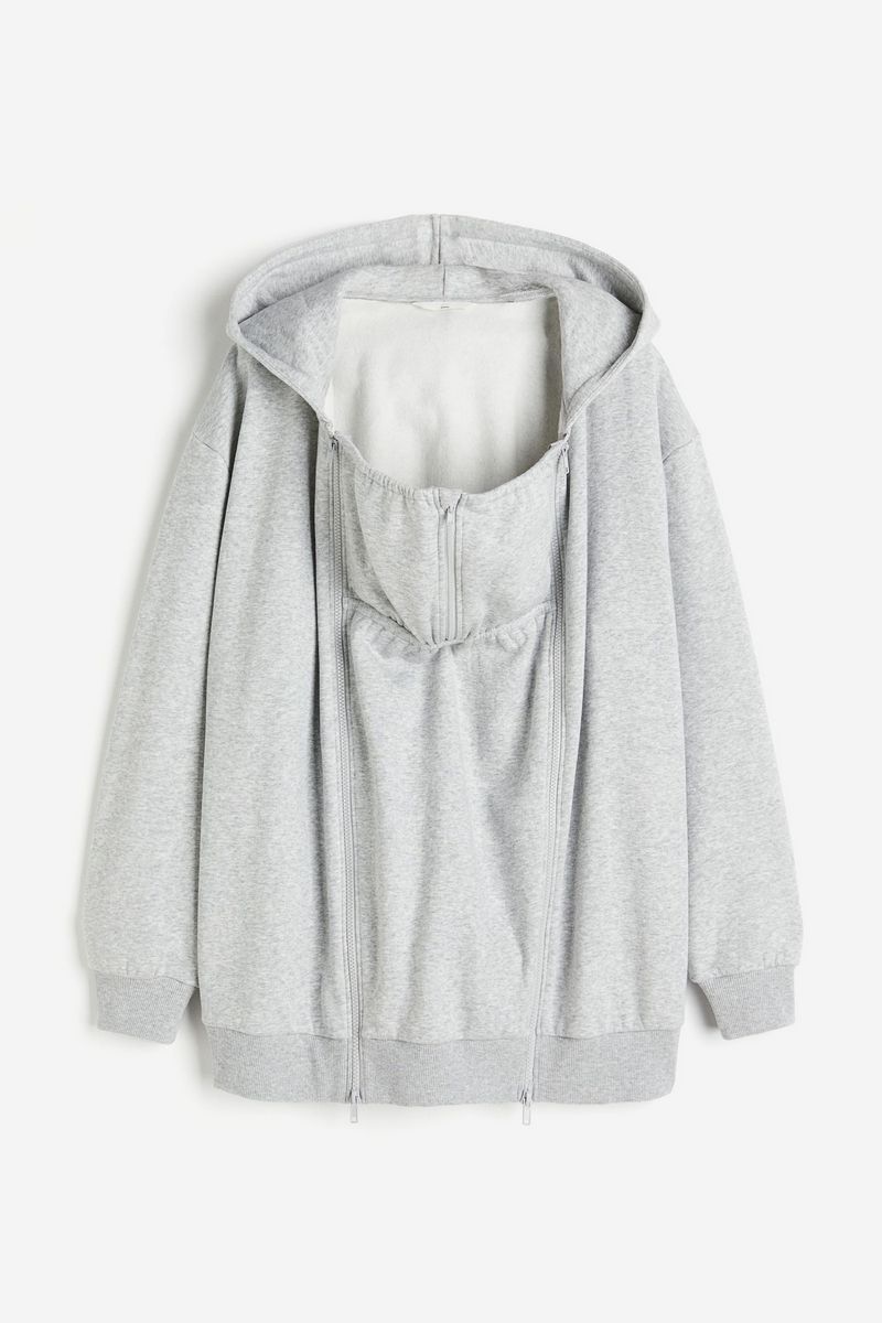 

Толстовка женская H&M 1228756 серая M, Серый, 1228756