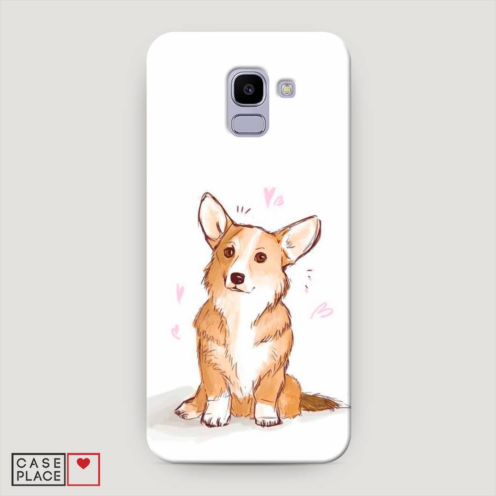 

Чехол Awog "Корги любовь" для Samsung Galaxy J6 2018, 26120-1