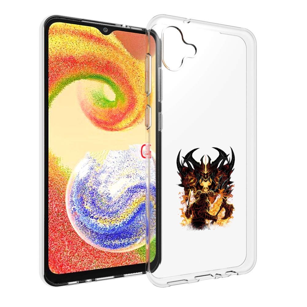 

Чехол MyPads демон shadow fiend для Samsung Galaxy A04, Прозрачный, Tocco