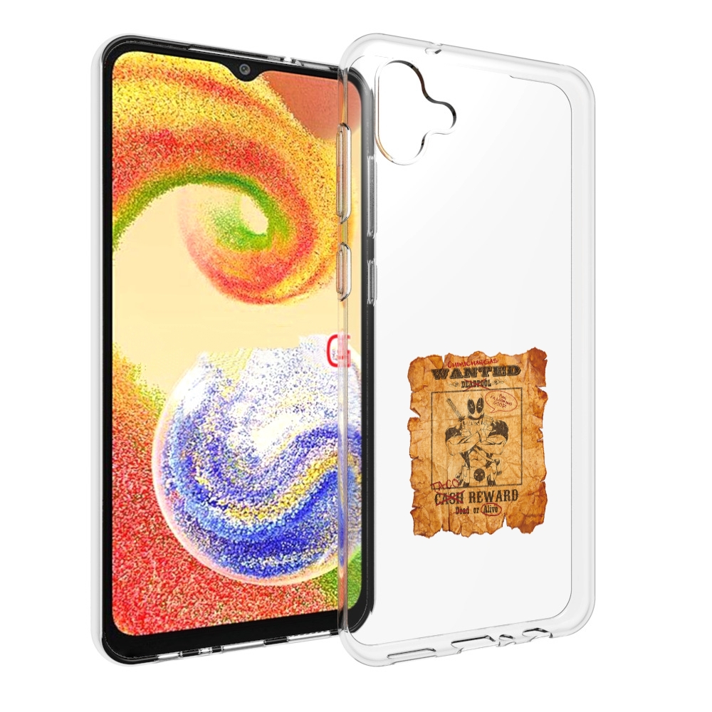 

Чехол MyPads дедпул для Samsung Galaxy A04, Прозрачный, Tocco