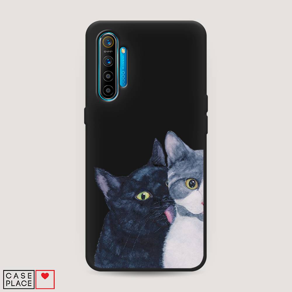 

Чехол Awog на Realme XT "Кошачья любовь", Разноцветный, 251452-1